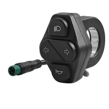 5-pinový spínač smerových svetiel kompatibilný s elektrickou kolobežkou Kukirin G2 Master, multifunkčné ovládacie tlačidlo