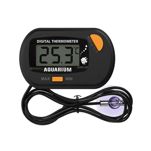 Digitale aquariumthermometer met zuignap en temperatuursensor (-50 - 70)