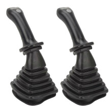 Conjunto de 2 joysticks de 3 botões para escavadeira com tampa protetora contra poeira, compatíveis com Doosan.