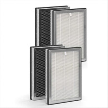 Lot de 4 filtres de rechange MA-25 compatibles avec les purificateurs d'air et éliminant les particules fines PM2.5.
