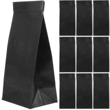 Spuckbeutel für Fluggesellschaften, Reise-Spuckbeutel, geeignet für den täglichen Gebrauch, 10 Stück, schwarzes Papier