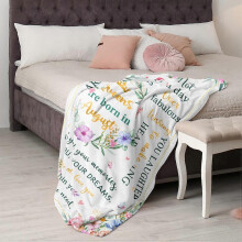 August Birthday Blanket for Women – 50x60in Friendship, Mom & Best Friend Gift – Compatible with August Queens Theme