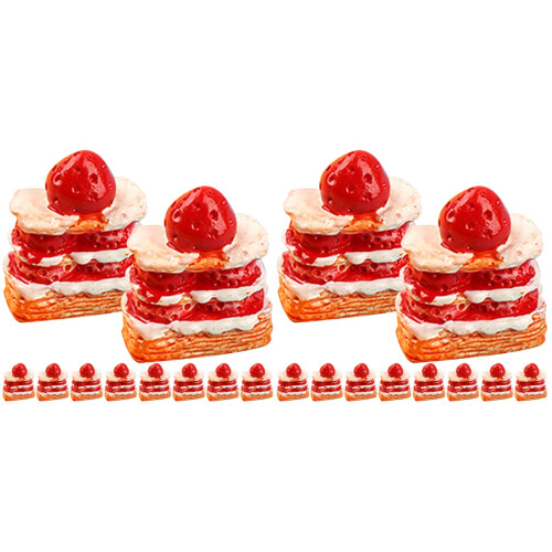 30St Mini Dessert Model Resin Multi Kleurrijk Mini Speelgoed