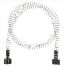 Freio de mola para tirolesa de 165 cm em aço inoxidável, resistente e com redução de velocidade.