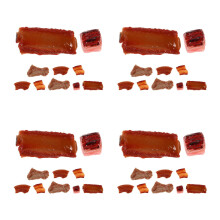 40St Resin Varkensribben Sieraad Multi Fake Meat Model Voor Huis Decor