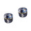 2Pcs Navy Round Tinplate Tea Leaf Organizer Sealing Can for Storage 5
