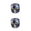 2Pcs Navy Round Tinplate Tea Leaf Organizer Sealing Can for Storage 6