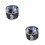 2Pcs Navy Round Tinplate Tea Leaf Organizer Sealing Can for Storage 7