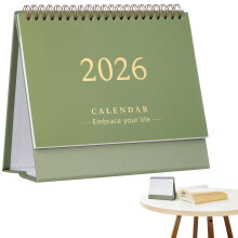 2026 Compacte Bureaukalender Olijfgroen Staande Planner