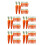 120Pcs Mini Foam Carrots Orange Artificial Vegetable Decor for Easter 6