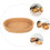 4Pcs Multifunctional Light Brown Woven Fruit and Utensil Basket 4
