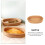 4Pcs Multifunctional Light Brown Woven Fruit and Utensil Basket 5