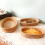 4Pcs Multifunctional Light Brown Woven Fruit and Utensil Basket 9