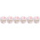 6Pcs Pink Tea Shop Storage Jars Decorative Tinplate Candy Holders 4