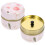 6Pcs Pink Tea Shop Storage Jars Decorative Tinplate Candy Holders 11