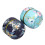 6Pcs Premium Tinplate Tea & Candy Canisters Assorted Colors 10