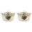 2Pcs Cream Enamel Lard Basin with Lid Kitchen Storage Design 7