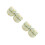 4Pcs Light Yellow Sealed Tinplate Canisters for Tea Candy Storage 1