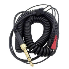 Kopfhörerkabel kompatibel mit Sennheiser HD25, HD560, HD540, HD430 und HD250 Kopfhörern, Adapter-Ersatzfeder