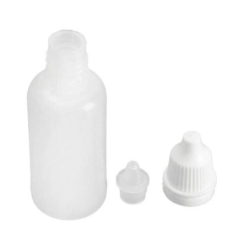 50 frascos de plástico vacíos con gotero (20 ml) 2