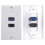 4X 2Port +USB 3.0 Female Wall Face Plate Panel Outlet Socket Extender 3