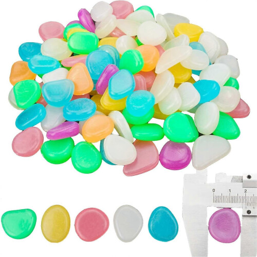 100 Pcs Glowing Pebbles Stones 1