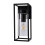 LED Rectangular Outdoor Wall Light Clear Metal Lantern Garden Wall Lamp(Include Bulb)Warm Light 4
