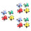 12Pcs Carrinhos De Corrida Pull Back Para Crianças Coloridos 5