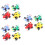 12Pcs Carrinhos De Corrida Pull Back Para Crianças Coloridos 6
