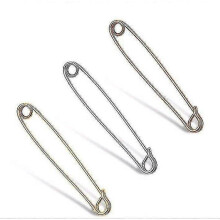 Collar Pins for Men Safety Pin Style Tie Bar for Wedding Business 3 Pcs