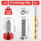 Handle Release Pins Kit, Packout Handle Removal Kit, Packout Handle Pins with Bolt and Drill Bit for Rolling Toolbox Removal Kit-RED 7