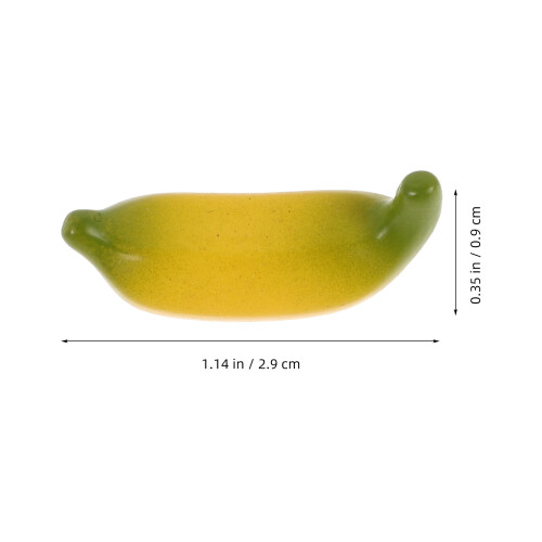 60Pièces Banane Simulée En Plastique Pour Décorations Et Projets DIY 1