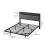 Levede Floating Bed Frame Double LED Lights Upholstered USB Storage Headboard 8