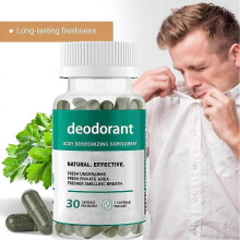 Internal Body Deodorant Chlorophyll Capsules Body Deodorizing Supplement