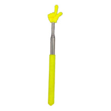 (Yellow) Finger Pointer Stick Professional Telescopic Teachers Pointer Long-lasting Handheld Pointer Stick For Classroom - Hz