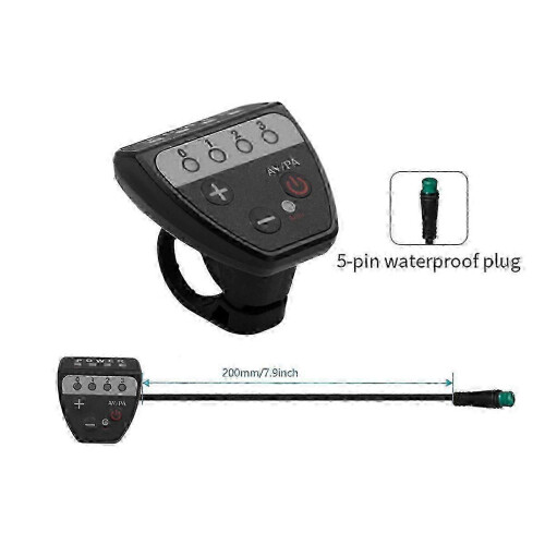 LED Control Panel Display  compatible with  Ebike Featuring 36V-48V G20 Meter and 5 Pin Waterproof Plug Connector 1
