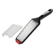 Tefal Ingenio Premium Grater Stainless Steel Non-Slip Kitchen Tool Black and Red
