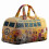 (I) Foldable Weekender Bag with Hippie Design, Reinforced ing, Spacious Interior for Gym Essentials, Multicolor 1