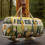 (G) Foldable Weekender Bag with Hippie Design, Reinforced ing, Spacious Interior for Gym Essentials, Multicolor 1