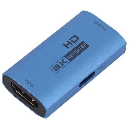 Extensor CompatíVel com  8K Repetidor 8K Amplificador de Sinal HD Conversor de VíDeo Adaptador CompatíVel com 2
