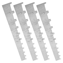 4Pièces Outils Apiculture Bandeur Cadre Ruche En Fer Galvanisé Argenté