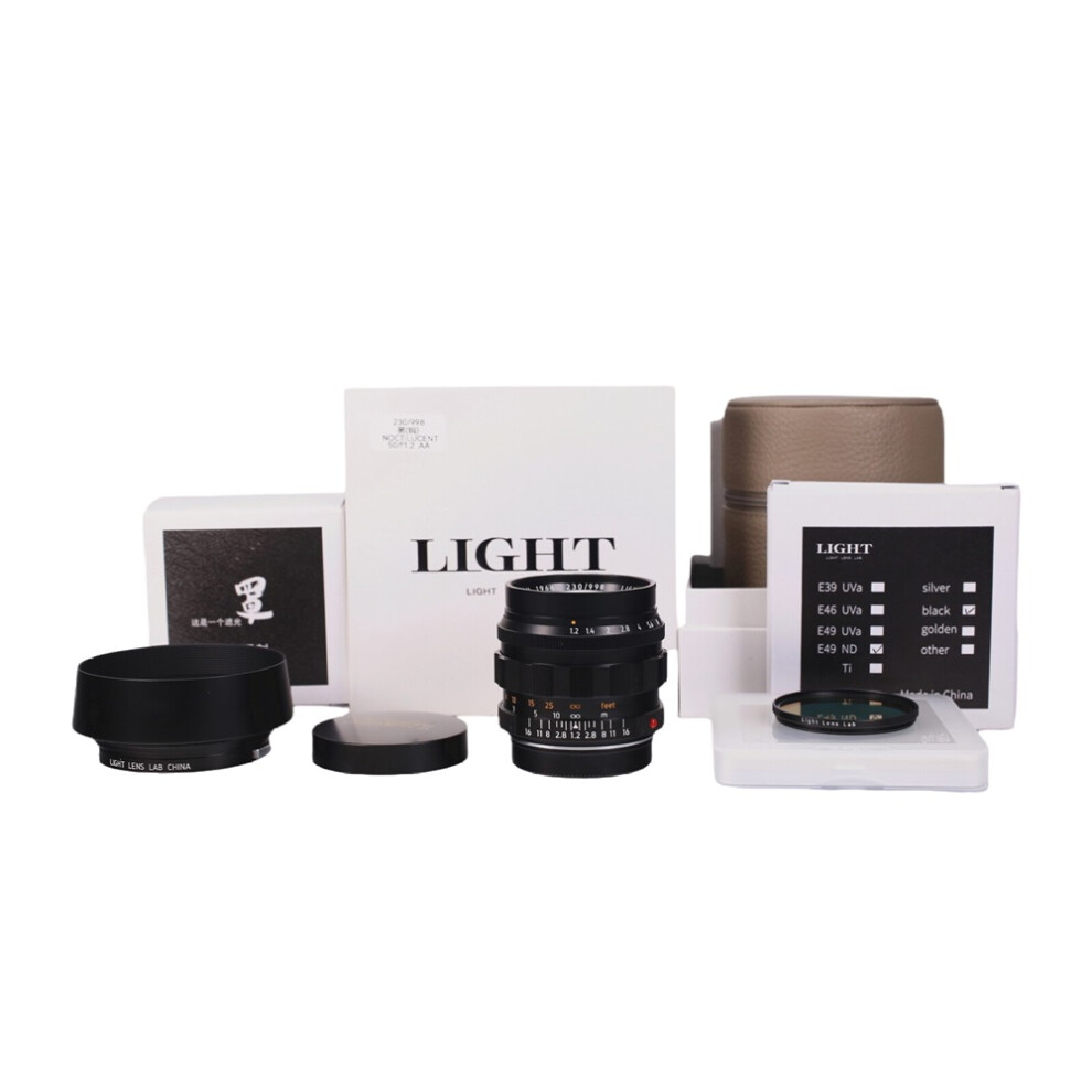 () Lens Lab Noctilux M 50Mm F1.2 Asph 1966 Leica M M3 M6 M240 M240p M10 M11 Black/Light 6951617012976