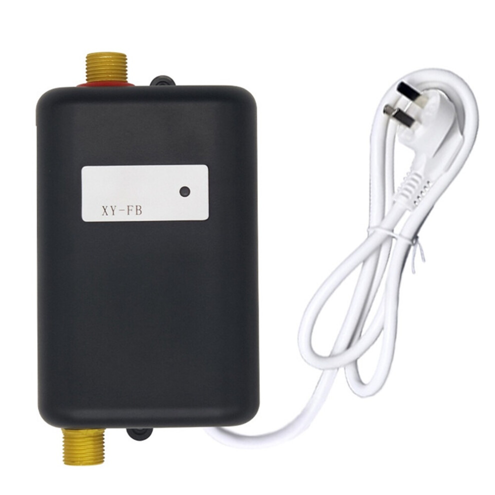 (Black) Electric Instant Hot Water System Tankless Shower Heaters Under Sink Tap Faucet 6951617012914