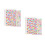 20Feuilles Autocollants Strass Multicolores Pour Décoration 1