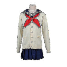 (Xxl, 4pcs set) My Hero Academia Halloween Costume Anime Boku No Hero Academia Himiko Toga Jk Uniform Sweater Coat Wig CostumesZZ36