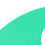 Green PVC Fins for Stand Up Paddle 16