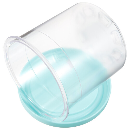 1Blauwe Compacte Plastic Voedselcontainer Herbruikbare Ijsbeker