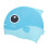 Children's Waterproof Silicone Swim Cap 1