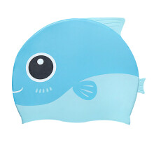 Cartoon Silicone Swim Cap Children