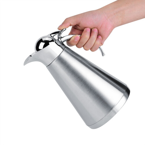 Polished Stainless Steel Thermo Jug 1L 1